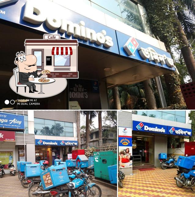 The exterior of Domino's Pizza Beltola Tiniali, Guwahati
