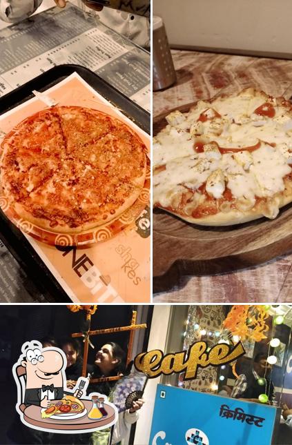 Try out various types of pizza