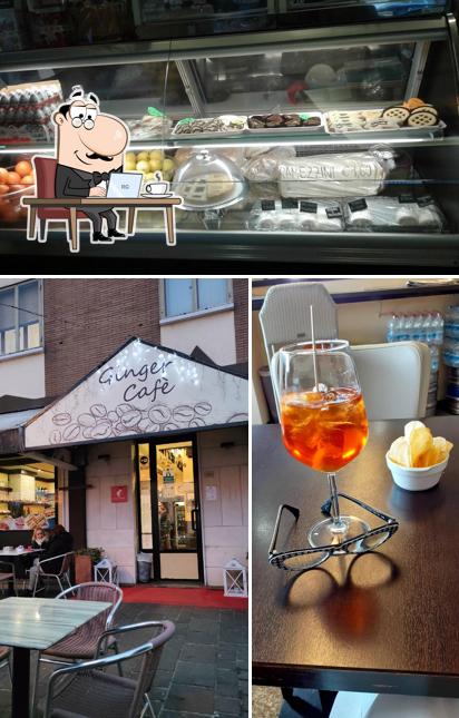 Gli interni di Ginger Caffè