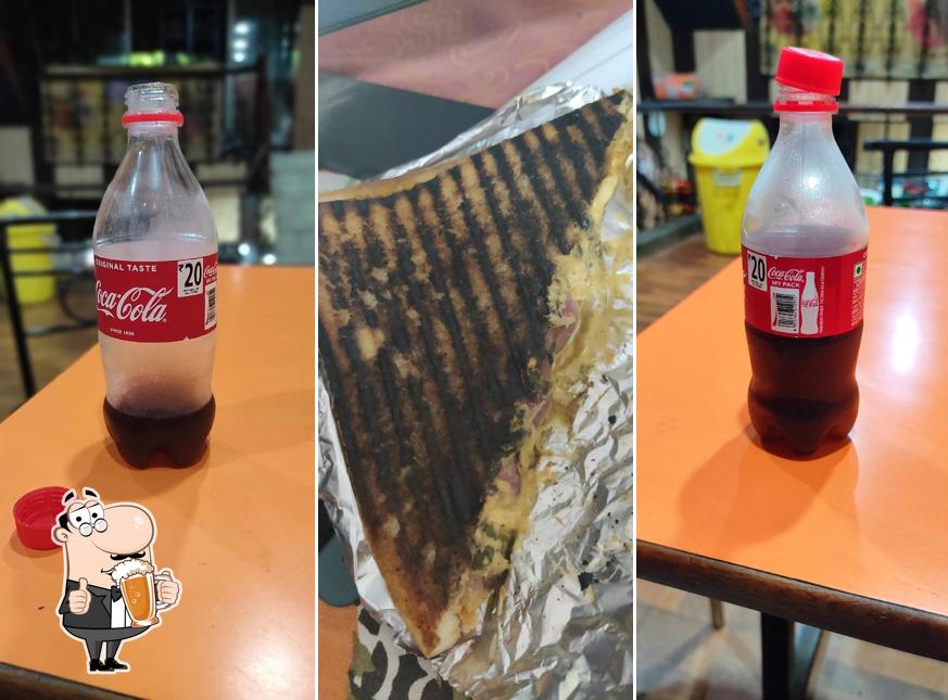 Order a glass of light or dark beer