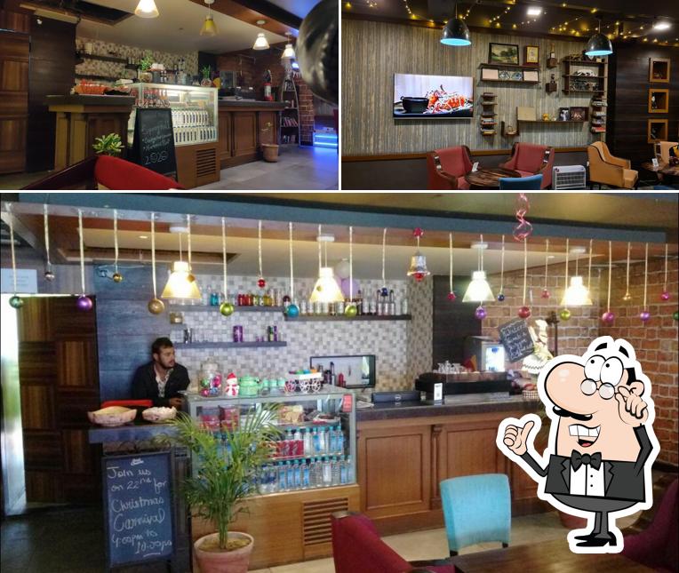 The interior of The Book Café