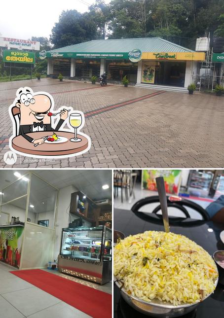 The restaurant's food and exterior