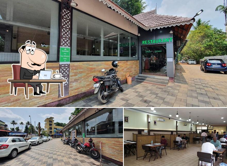 This is the image displaying interior and exterior at UDUPI BHAVAN