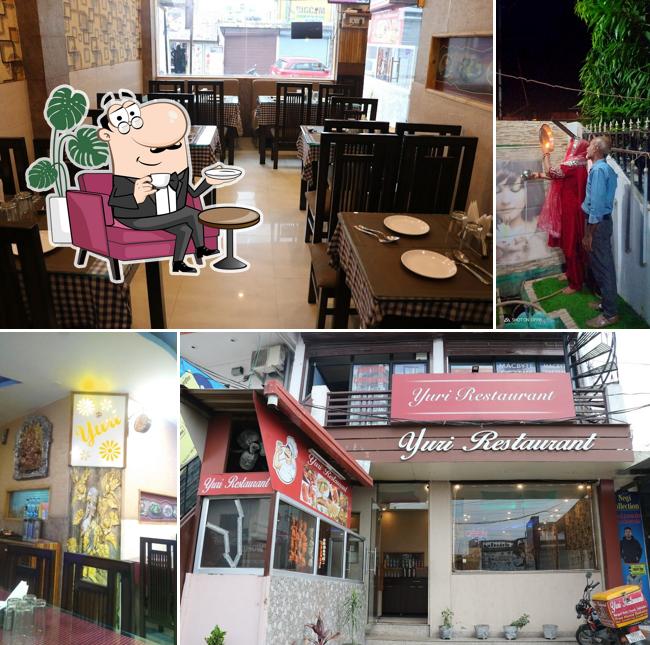 The interior of Yuri Restaurant