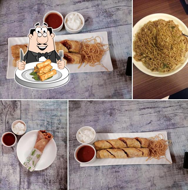 Spring rolls at Hasty Tasty