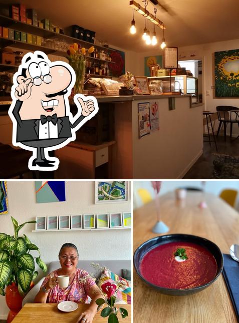 Gli interni di Café Rumi