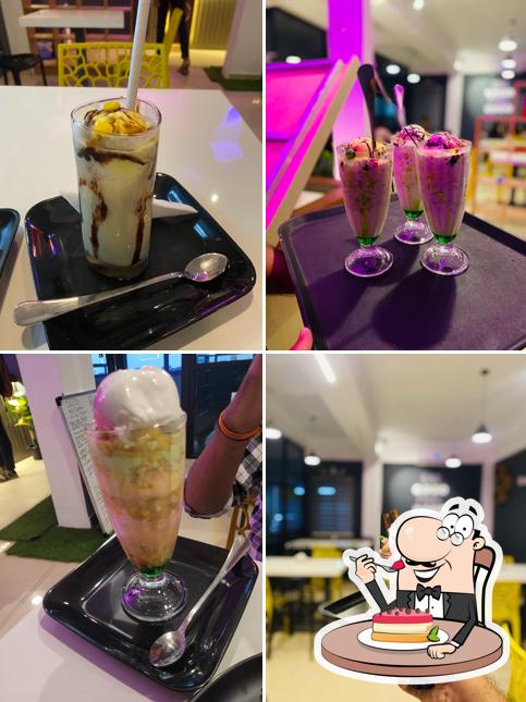 Central Perk Cafe provides a variety of sweet dishes