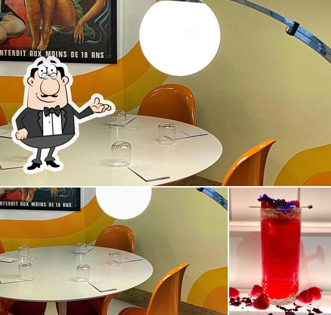 Chez Rose et MAX se distingue par sa intérieur et nourriture