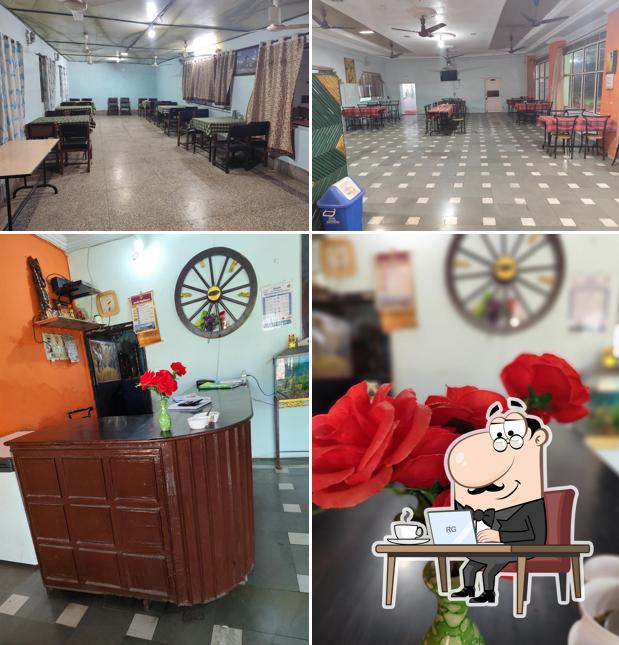 This is the photo displaying interior and food at KANCHI RESTAURANT