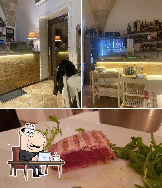 Questa è la immagine che mostra la interni e cibo di Osteria Trattoria Nonna Rosa