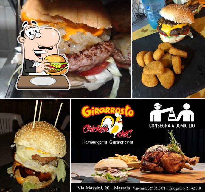 Gli hamburger di Girarrosto Chicken Chic potranno incontrare molti gusti diversi