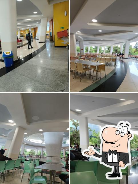 Take a seat at one of the tables at Infosys Phase 2 - FC3