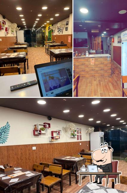 The interior of PG Cafe