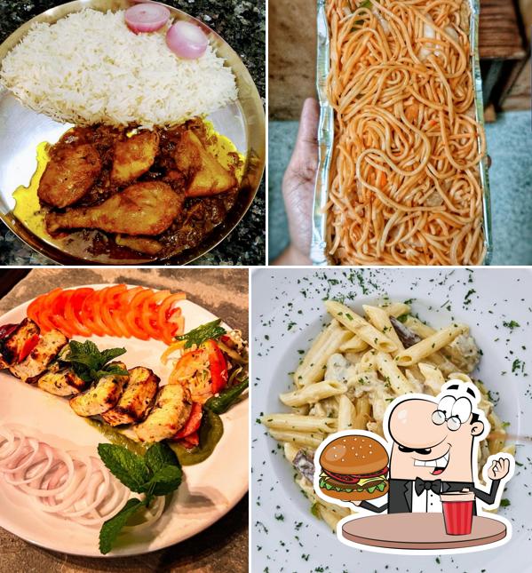 Order a burger at THE STUDENT'S CAFE/RESTAURANT