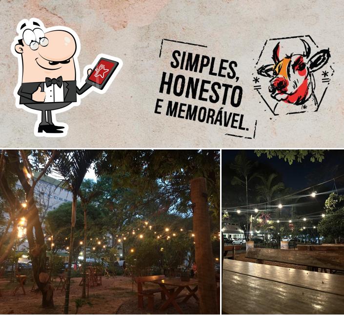 Desfrute da vista da área externa do Ricco Burger - Asa Sul