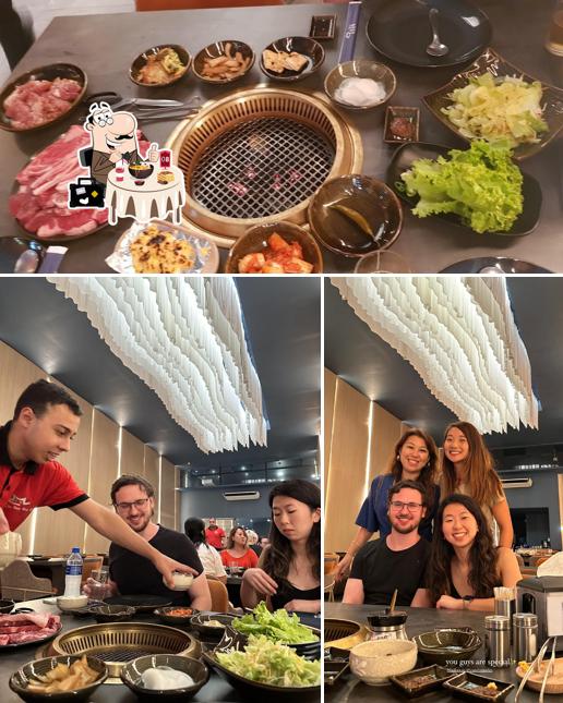 Platos en Churrascaria Cho sun Gal bi Liberdade