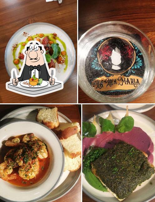 Food at La Loca Maria