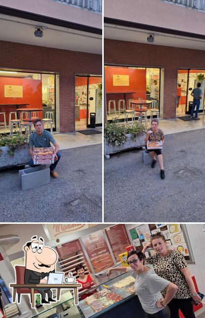Gli interni di Pizzeria da Martino