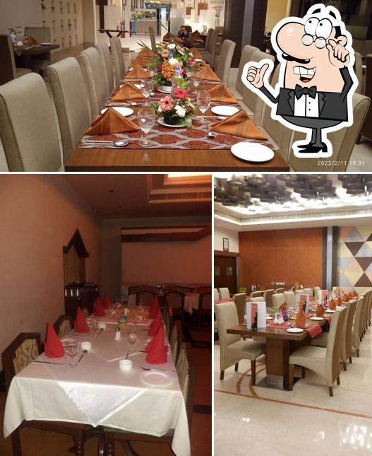The interior of Punjab Restaurant