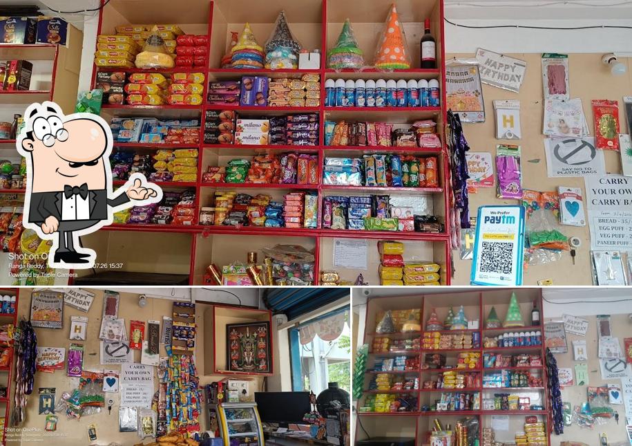 The interior of Balaji bakery