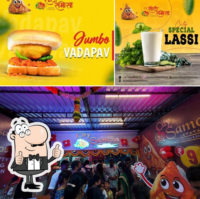 Here's a pic of City Samosa factory Main Branch Uthalsar