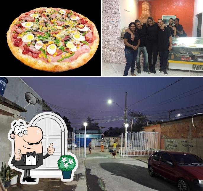 O exterior do Delícias da Massa Pizzaria