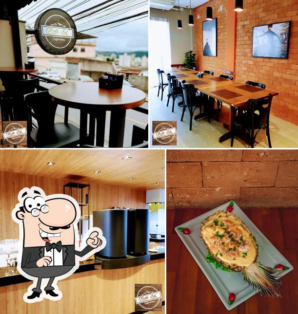 O interior do MONTE SUL GASTRONOMIA