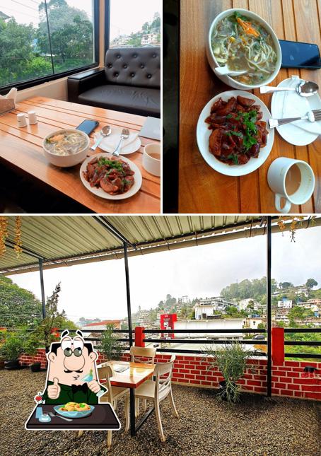 This is the photo displaying food and interior at The Black Rose Cafe