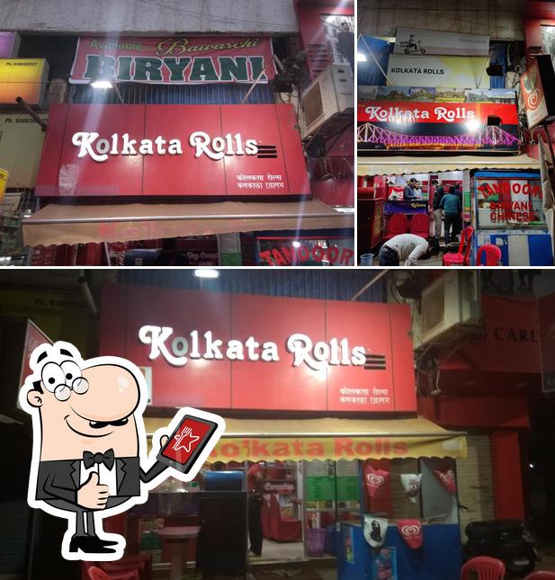 Here's a photo of kolkata rolls