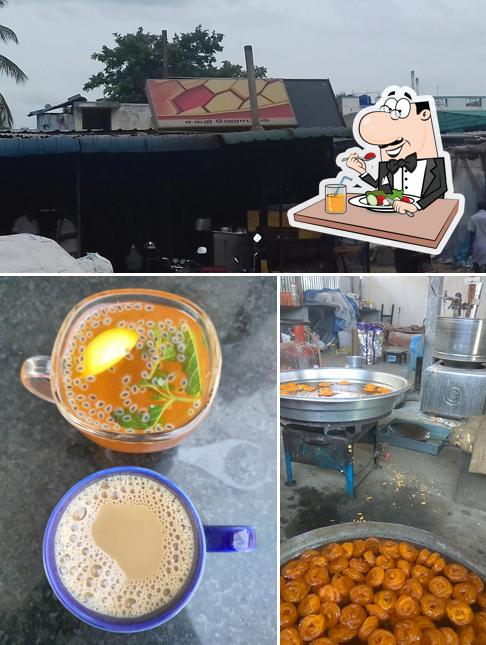 The image of food and exterior at SAKTHI HOTEL