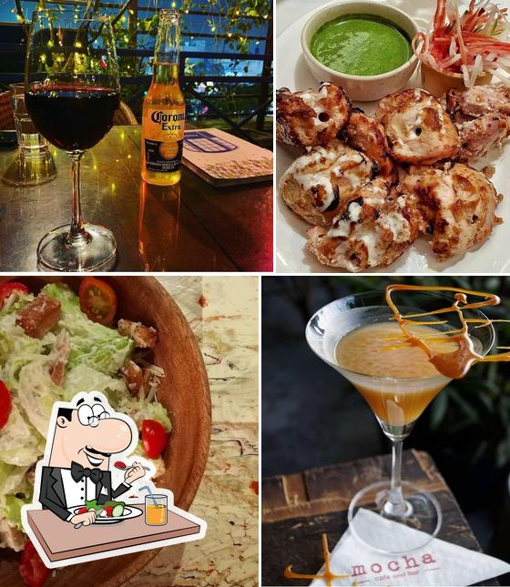 The restaurant's food and drink