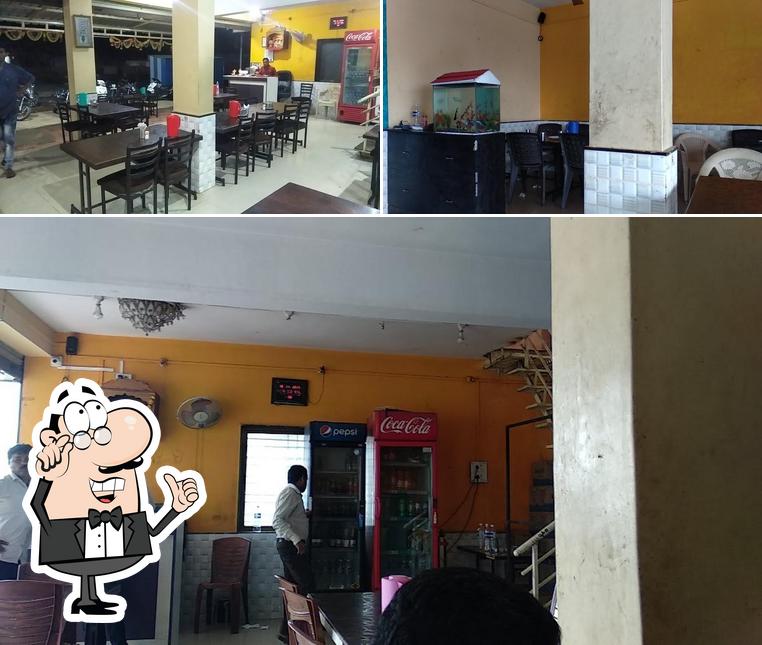 The interior of Hotel Morya Family Restaurant
