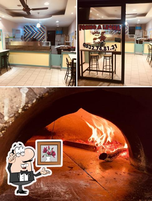 Gli interni di Mago della pizza