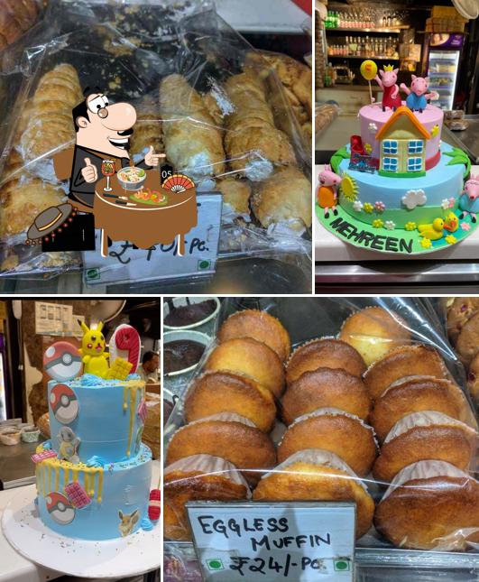 Food at Puffs N Cakes Dwarka's Own Bakery