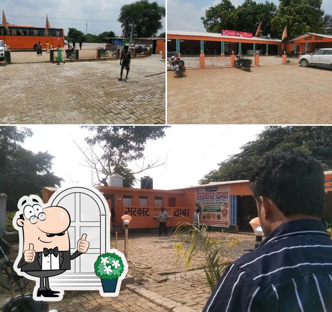 The exterior of Baba Dhaba