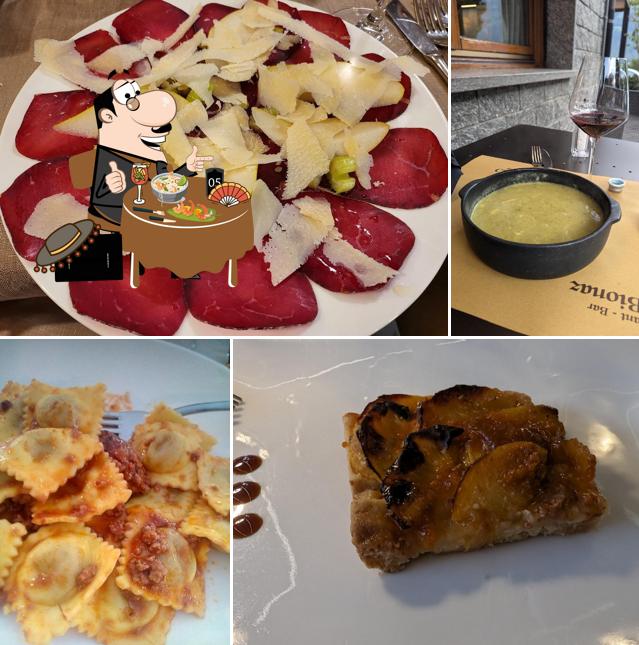 Cibo al Ristorante Bar Chez Bionaz