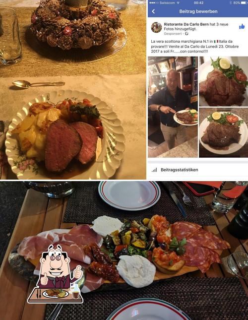 Prenditi i piatti di carne a Ristorante Da Carlo