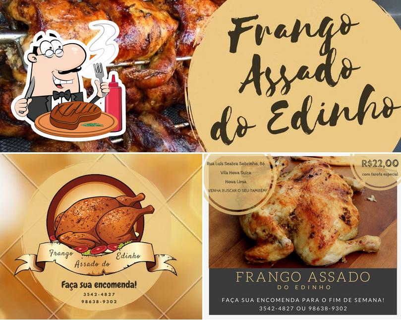 Experimente refeições de carne no Frango Assado do Edinho Nova Lima MG
