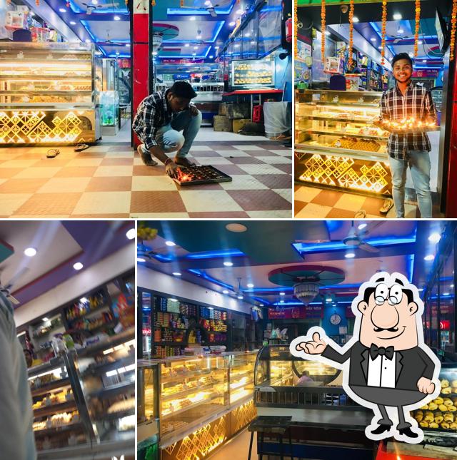The interior of Puja Sweets & Cake Palace