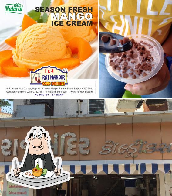 This is the photo depicting food and interior at Rajmandir Cold drinks