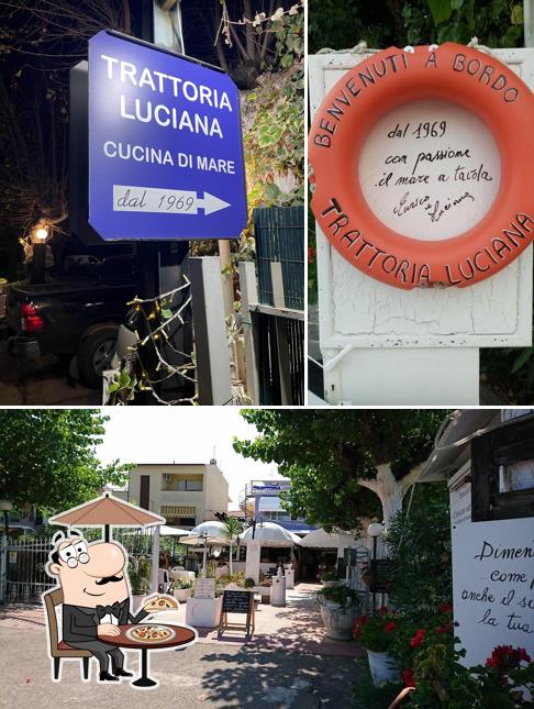 Goditi la vista dagli esterni di Trattoria Luciana