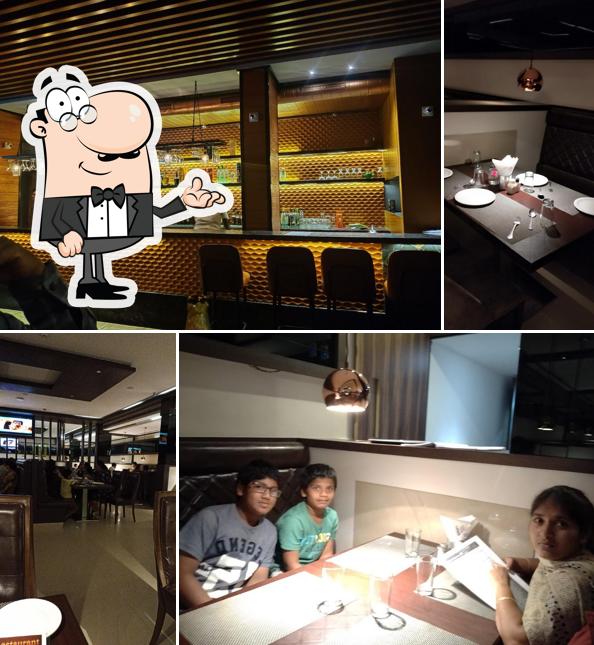 Take a seat at one of the tables at KB West