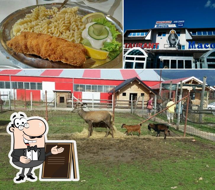 La foto di esterno e cibo da Restoran Macola