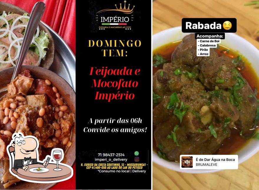 Platos en Pizzaria Império Nordestino