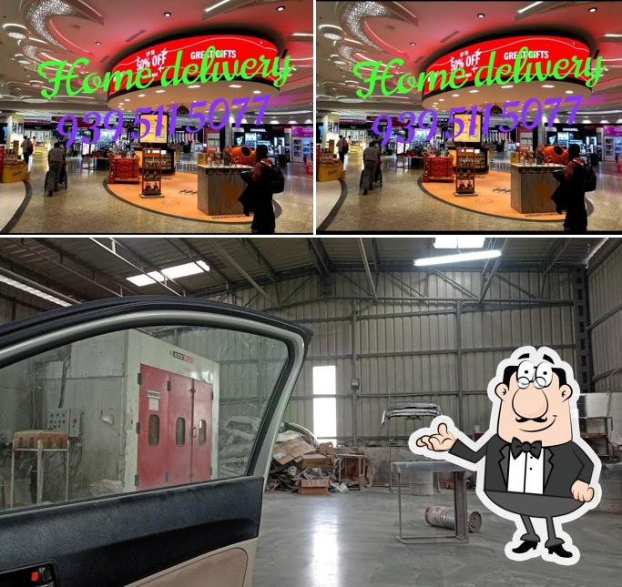 The interior of Govt Wine Shop (English&desi)