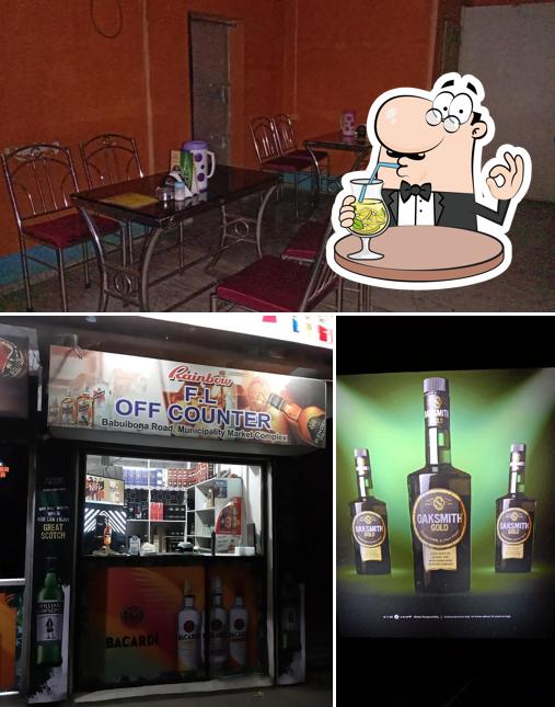 Try a drink from the menu