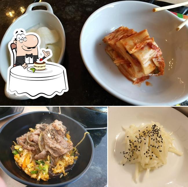 밥집 BabZip Culinária Corena. 프리미엄 한식 도시락 전문점 serve uma variedade de pratos doces