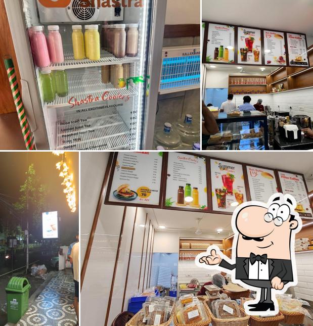 The interior of Coffee Shastra - Nanganallur