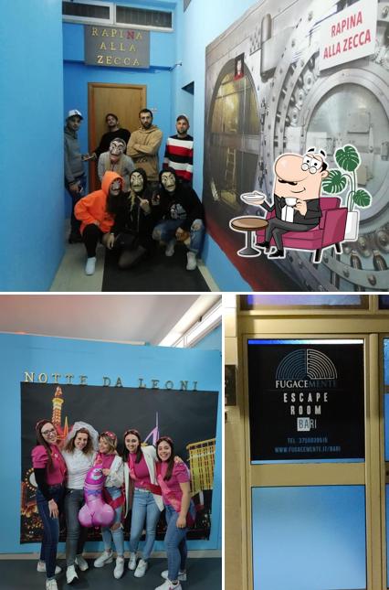 Gli interni di Escape Room Bari
