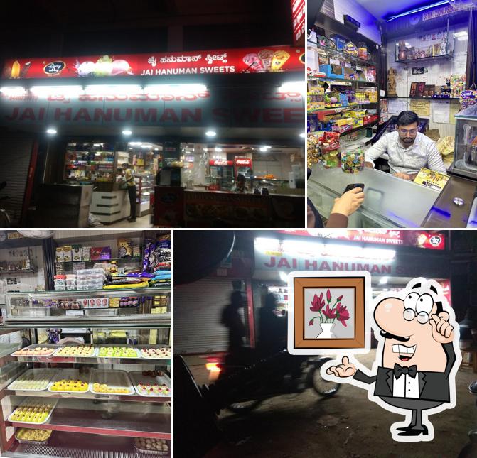 The interior of Jai Hanuman sweets